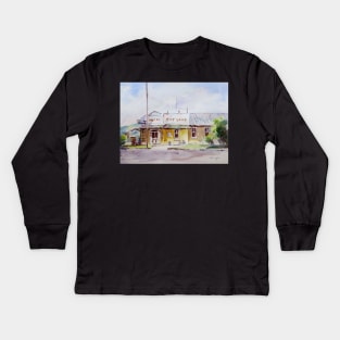 Fat Lamb Hotel, Eugowra, NSW Kids Long Sleeve T-Shirt